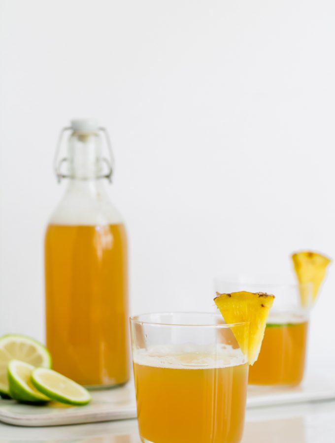tepache - fermented pineapple soda